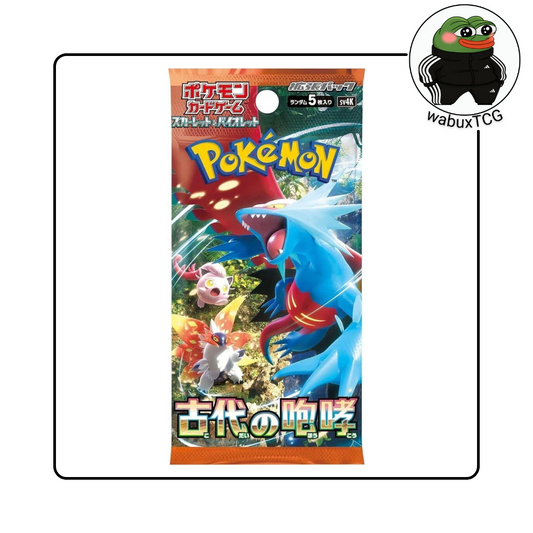 Pokemon Ancient Roar sv4K Japanese Booster Pack - wabuxTCG