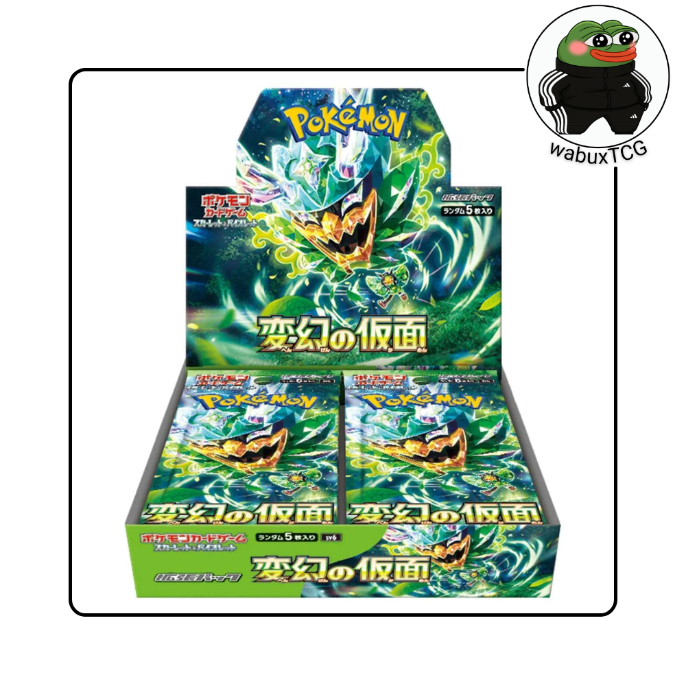 Pokemon Mask of Change sv6 Japanese Booster Box - wabuxTCG