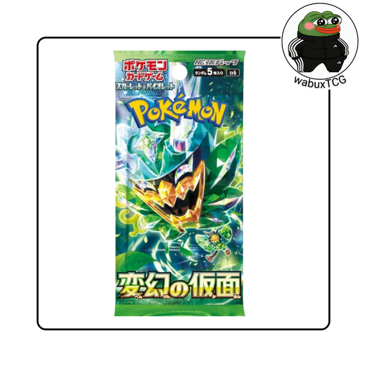Pokemon Mask of Change sv6 Japanese Booster Pack - wabuxTCG