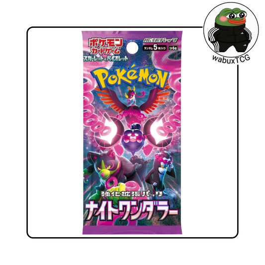 Pokemon Night Wanderer sv6a Japanese Booster Pack - wabuxTCG