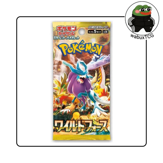 Pokemon Wild Force sv5K Japanese Booster Pack - wabuxTCG