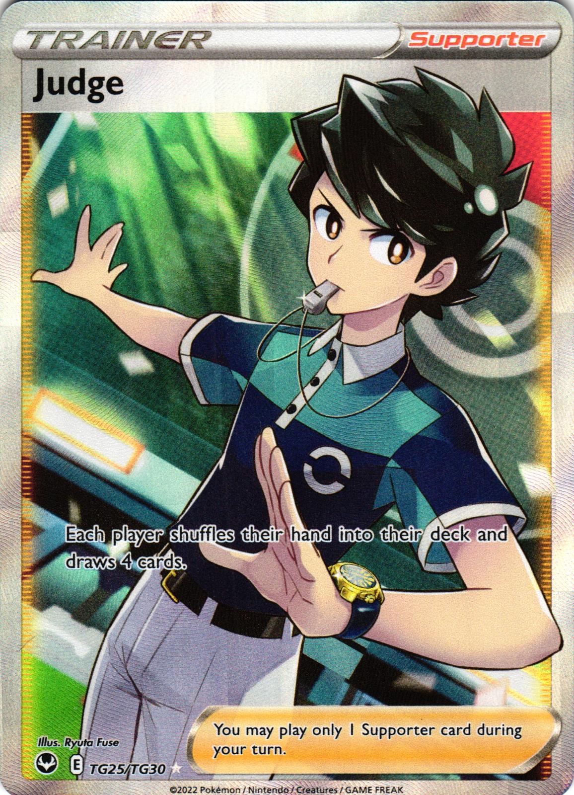 Judge TG25/TG30 Ultra Rare SIT: Silver Tempest Trainer Gallery - Pokemon