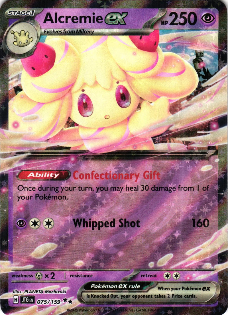 Alcremie ex 075/159 Double Rare Journey Together Pokemon