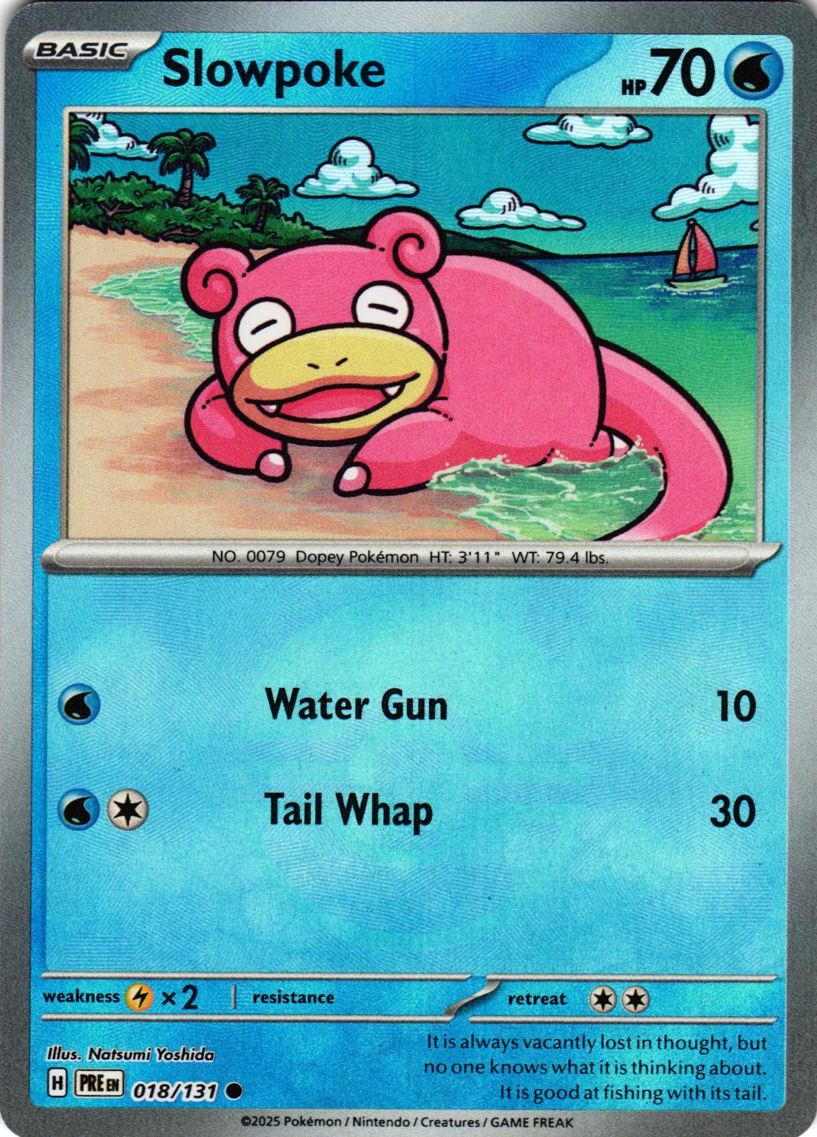 Slowpoke (Poke Ball Pattern) 018/131 Common PRE: Prismatic Evolutions - Pokemon