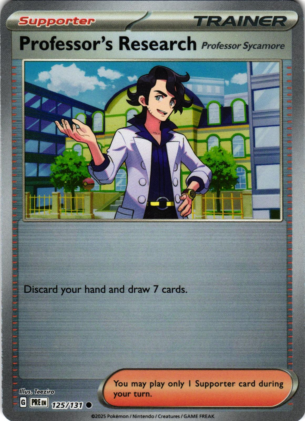 Professor's Research (Poke Ball Pattern) 125/131 Prismatic Evolutions 