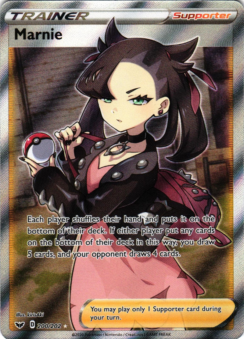 Marnie 200/202 Ultra Rare SSH: Sword & Shield - Pokemon