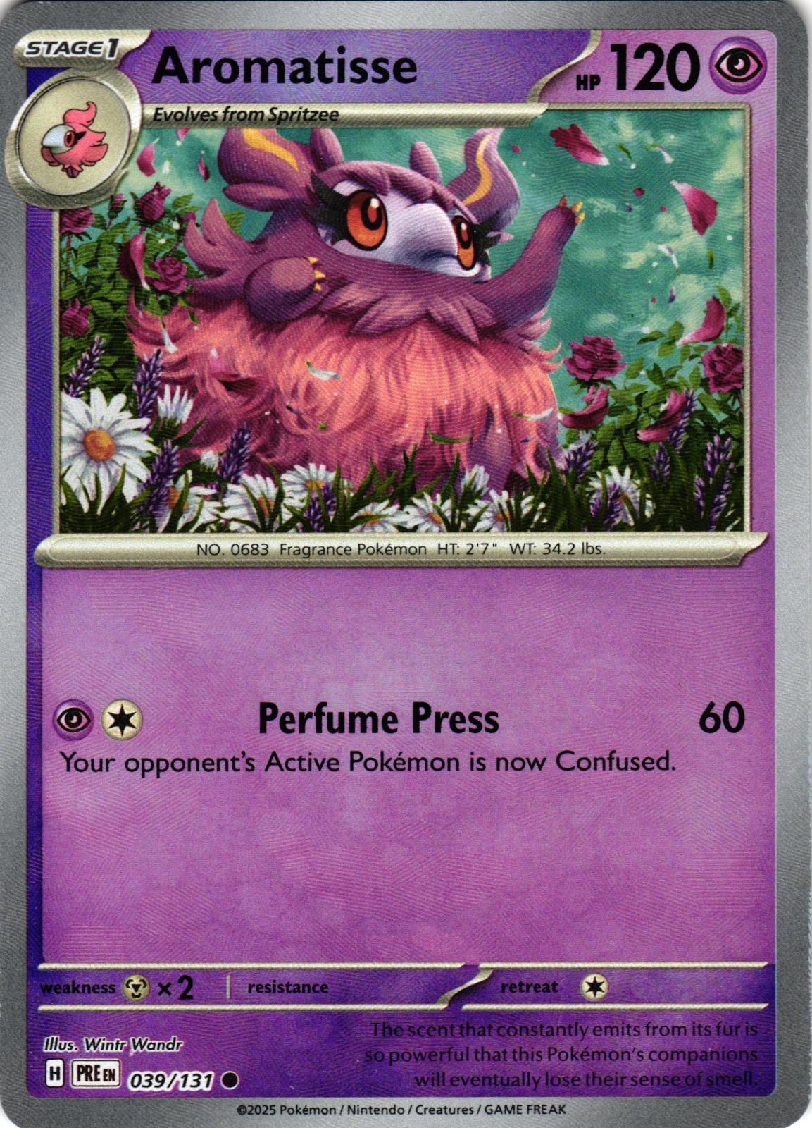 Aromatisse (Poke Ball Pattern) 039/131 Prismatic Evolutions - Pokemon