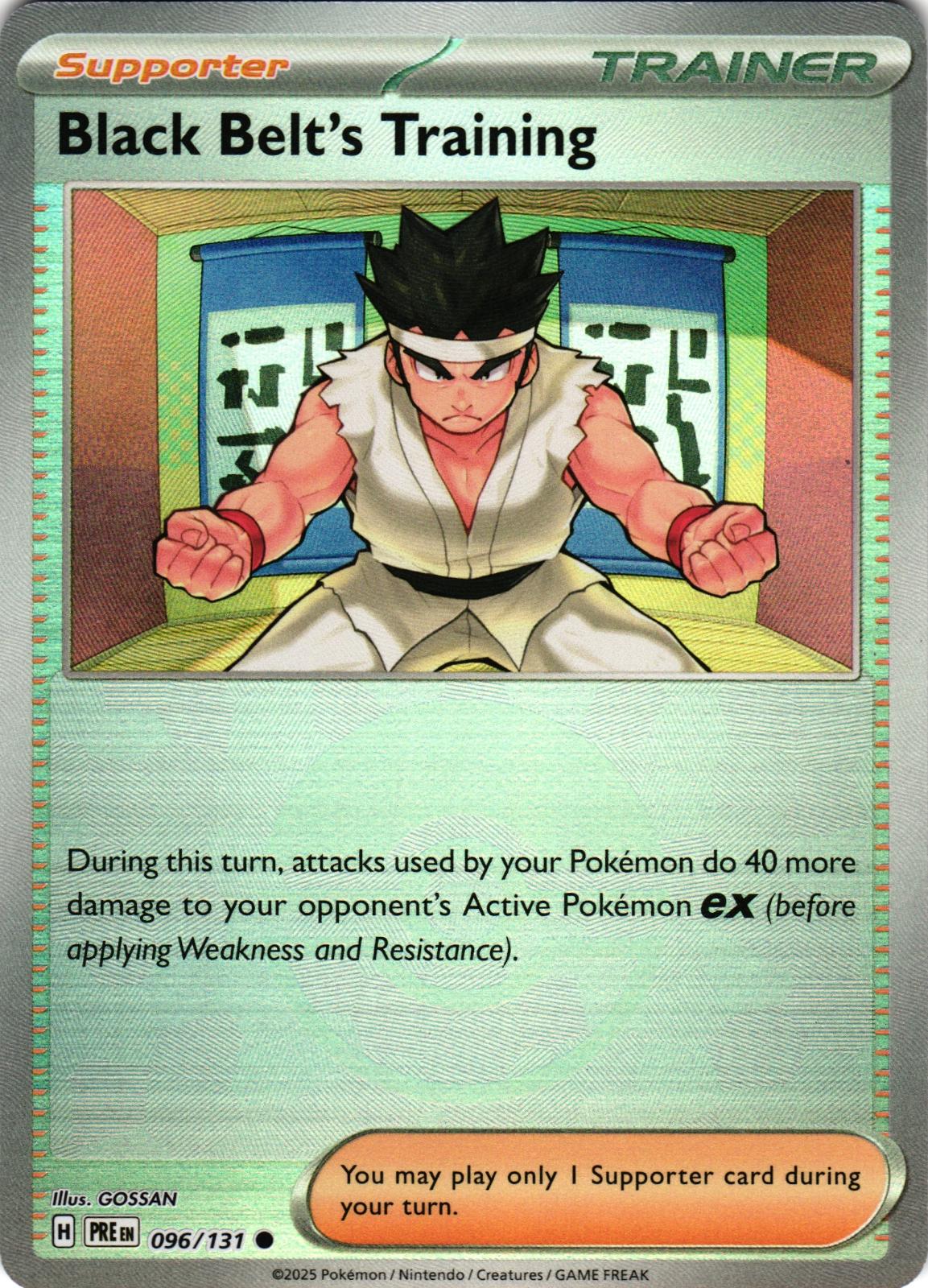 Black Belt's Training (Poke Ball Pattern) 096/131 Prismatic Evolutions - Pokemon