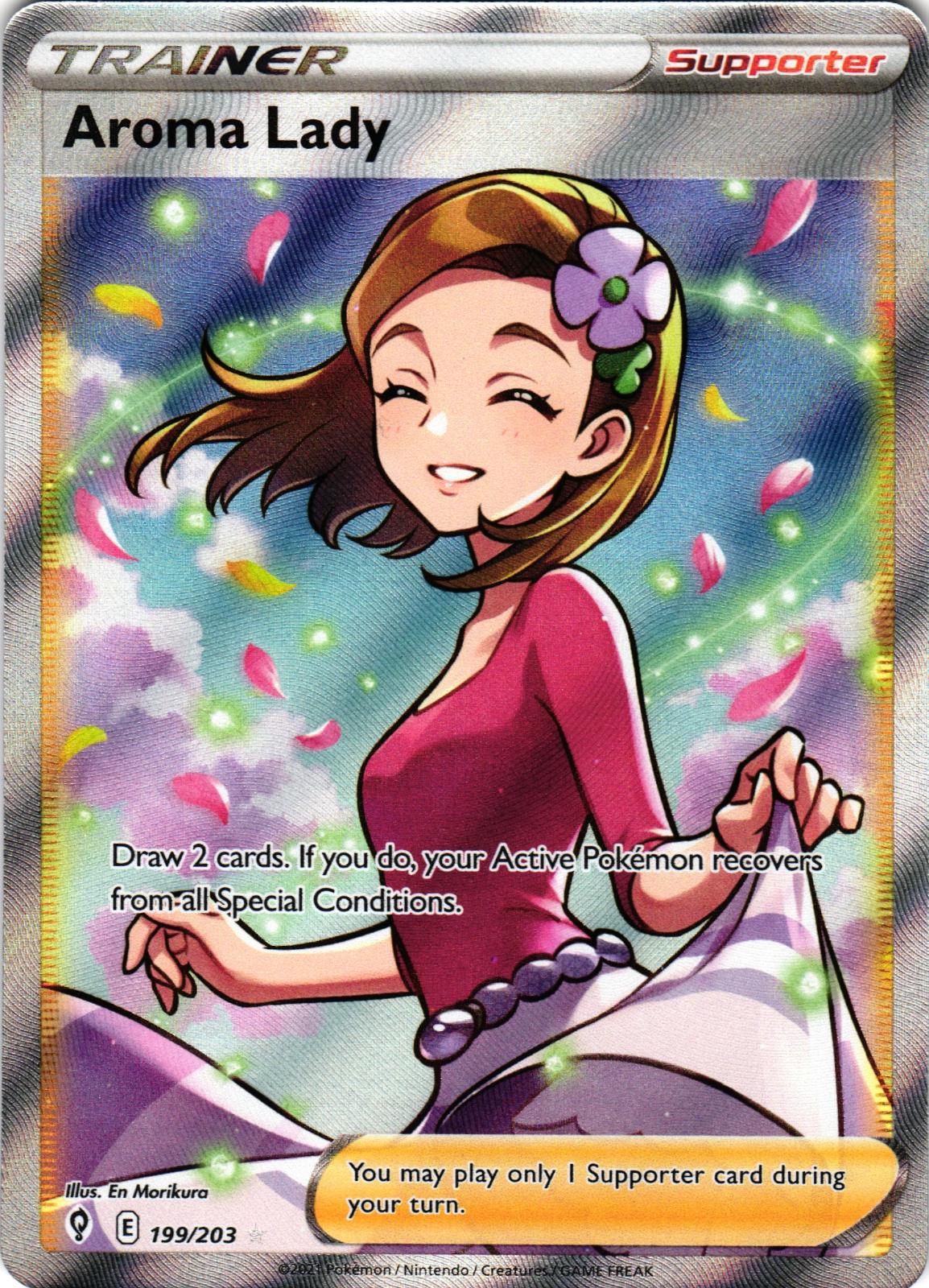 Aroma Lady 199/203 Ultra Rare EVS: Evolving Skies - Pokemon