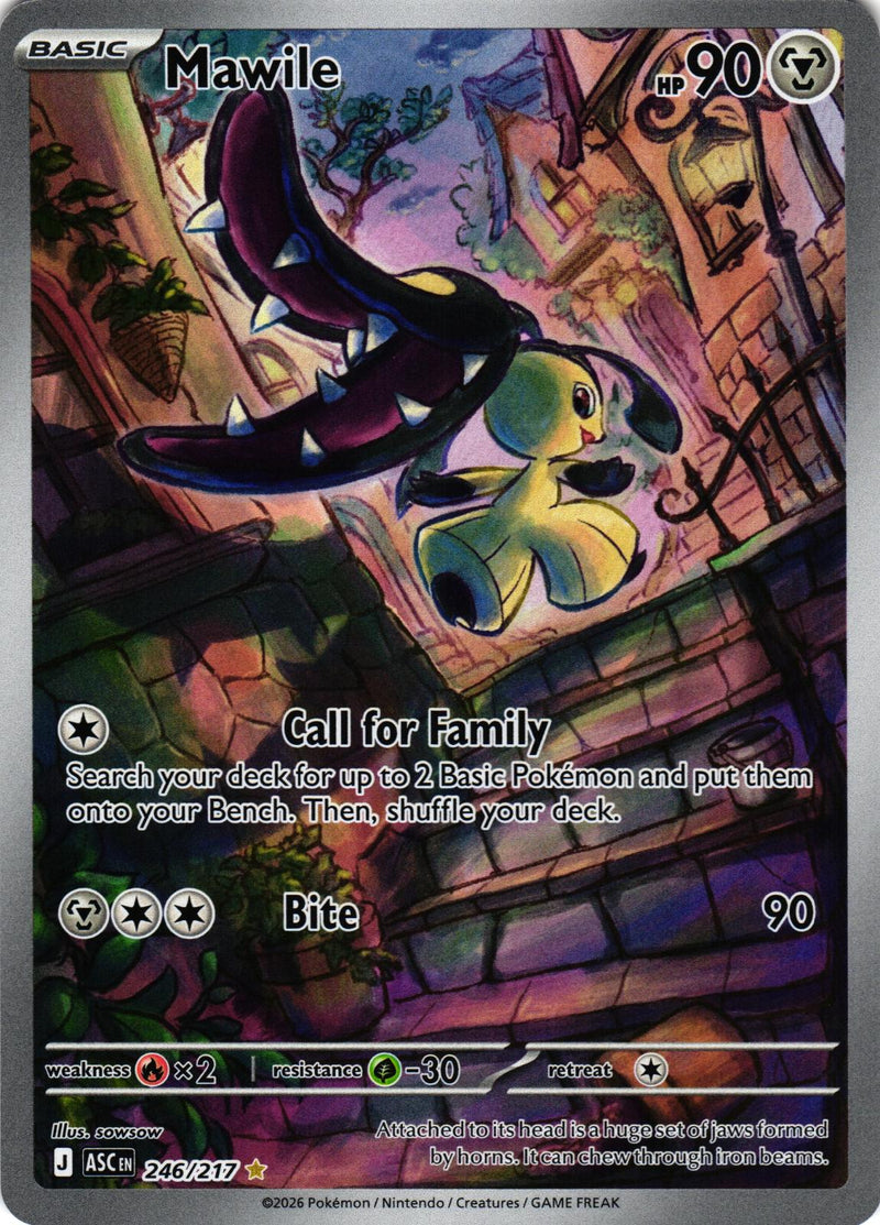 Mawile 246/217 Illustration Rare Ascended Heroes Pokemon