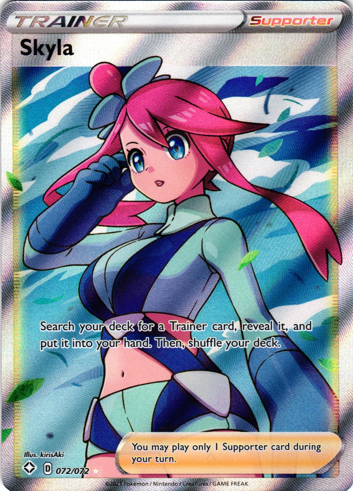 Skyla 072/072 Ultra Rare SHF: Shining Fates - Pokemon