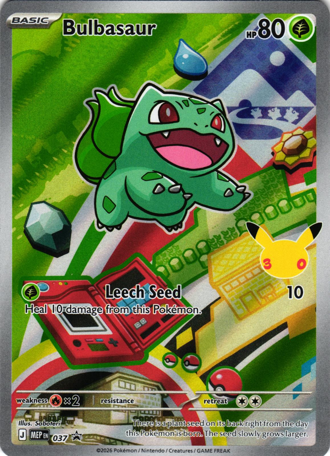 Bulbasaur 037 Promo MEP: ME: Mega Evolution Promo - Pokemon