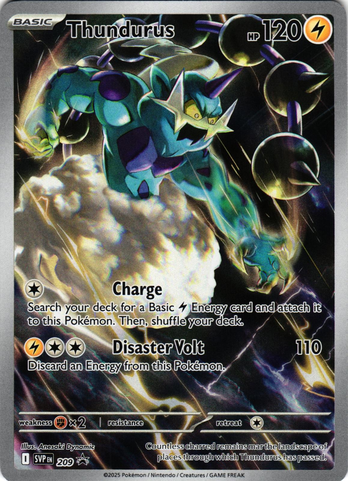 Thundurus 209 Promo SVP: Scarlet & Violet Promo - Pokemon