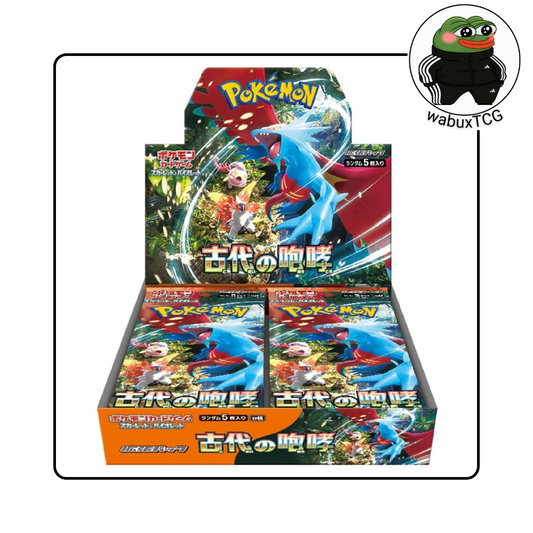 Pokemon Ancient Roar sv4K Japanese Booster Box - wabuxTCG