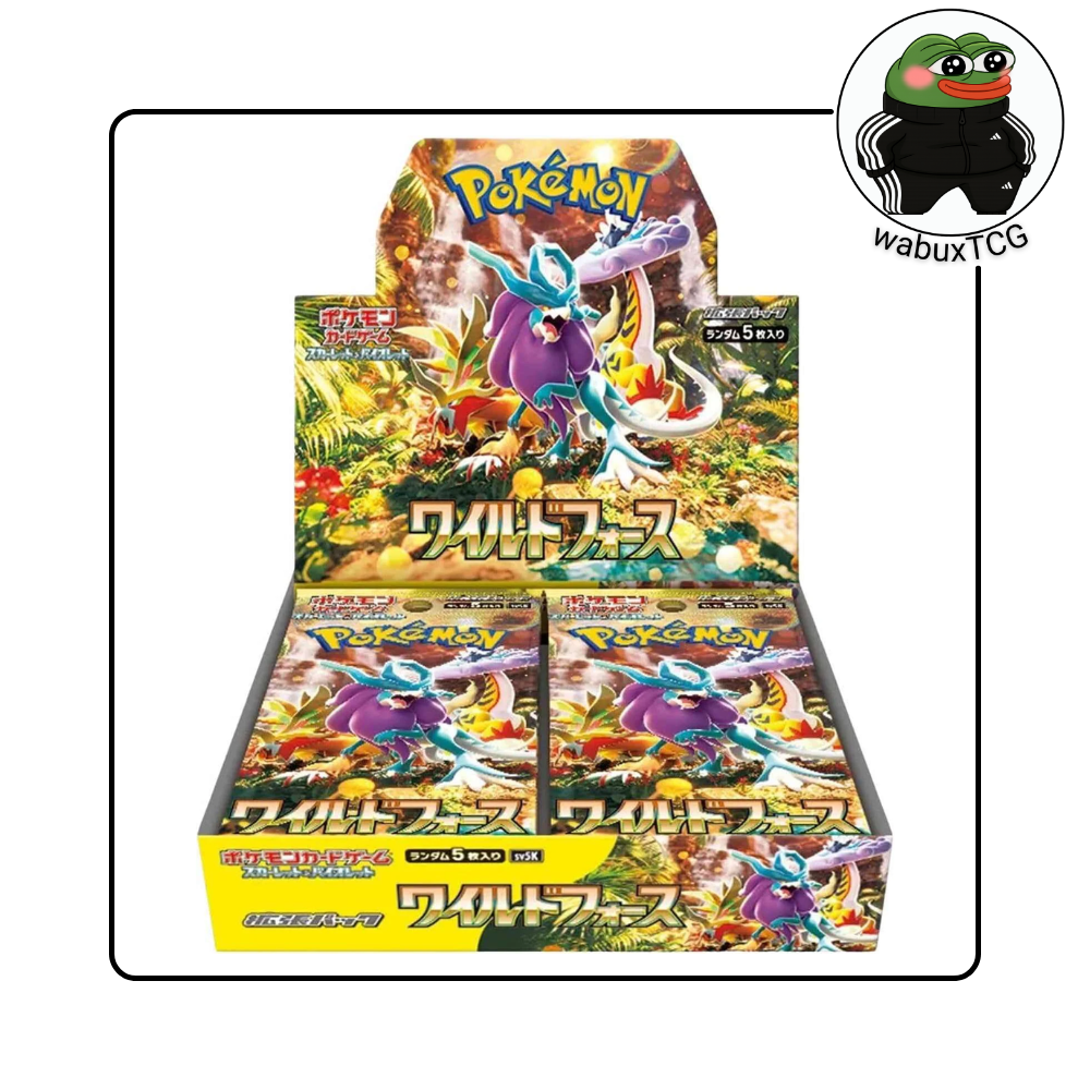 Pokemon Wild Force sv5K Japanese Booster Box - wabuxTCG