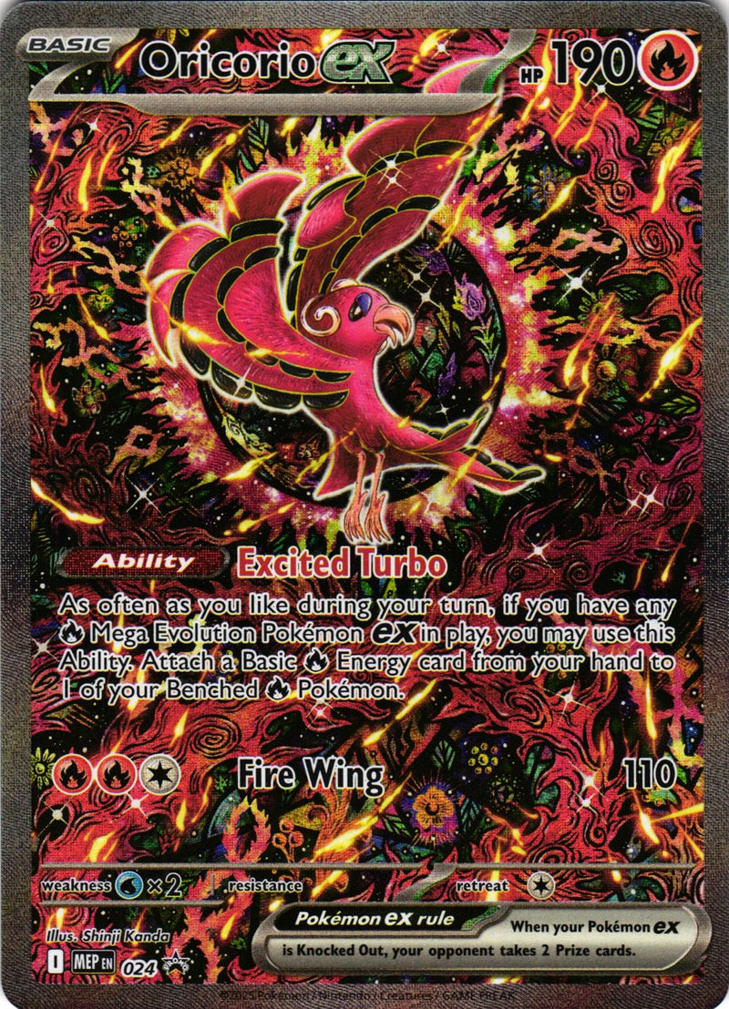 Oricorio ex 024 Promo MEP: ME: Mega Evolution Promo - Pokemon