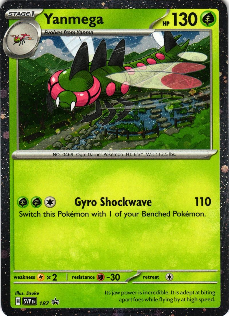 Yanmega (Cosmos Holo) 187 P Scarlet & Violet Promo Pokemon