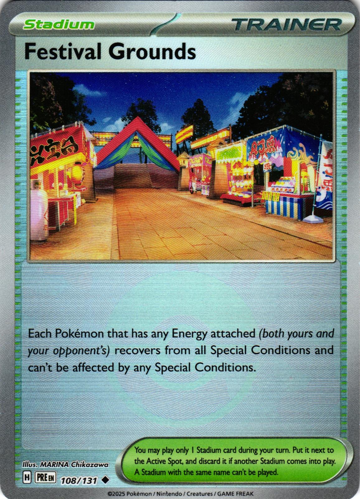 Festival Grounds (Poke Ball Pattern) 108/131 Prismatic Evolutions - Pokemon