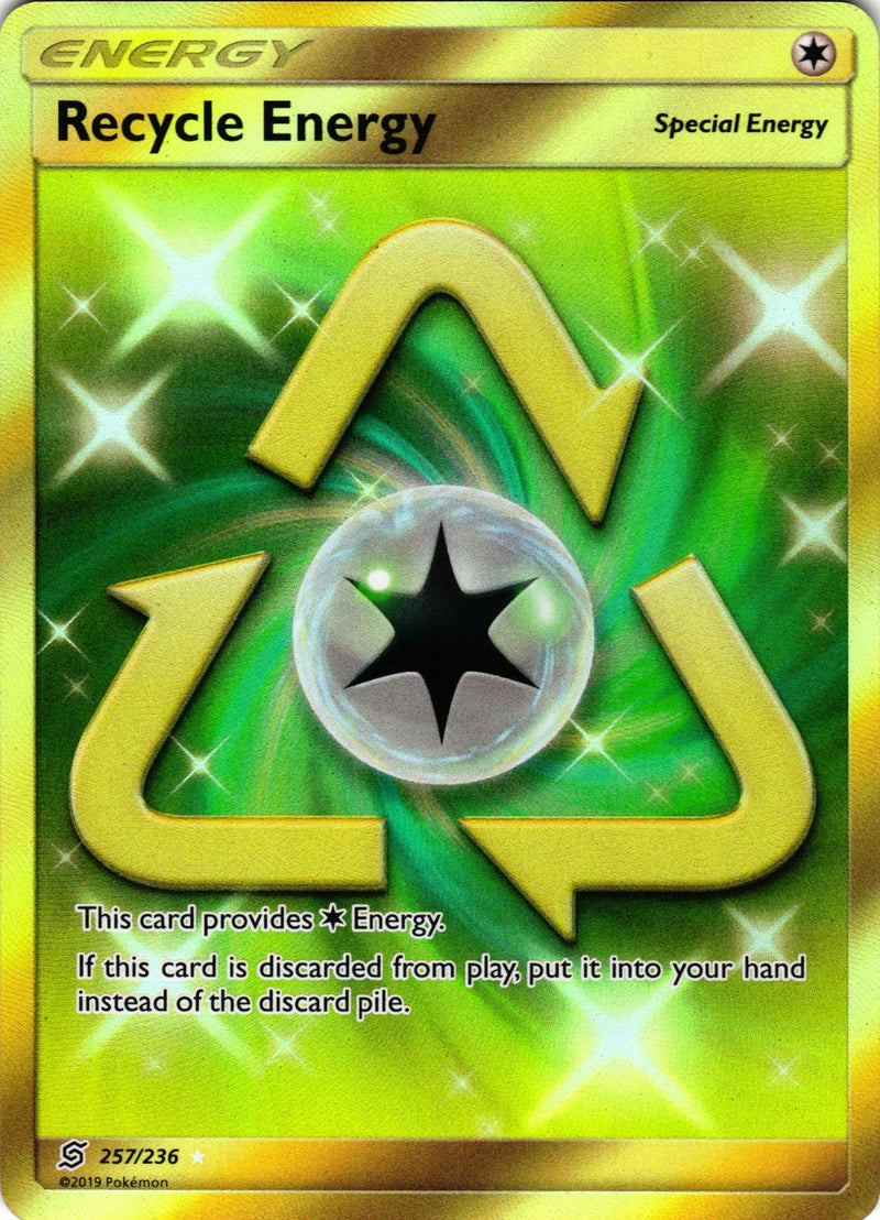 Recycle Energy 257/236 Secret Rare UNM: Unified Minds - Pokemon