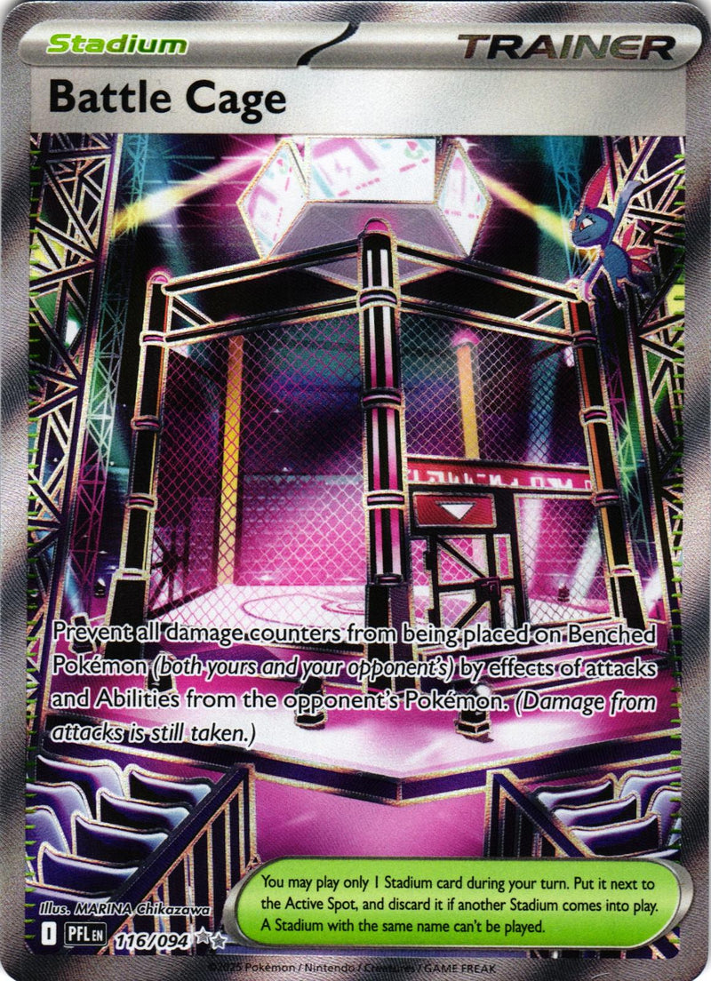 Battle Cage 116/094 Ultra Rare PFL: Phantasmal Flames - Pokemon
