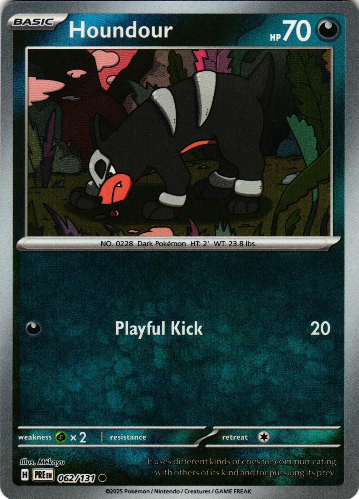Houndour (Poke Ball Pattern) 062/131 Common PRE: Prismatic Evolutions - Pokemon