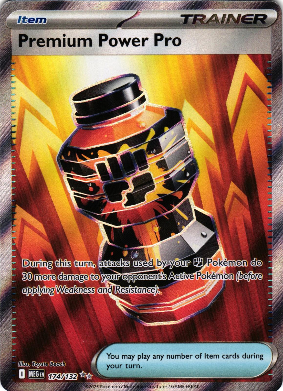 Premium Power Pro 174/132 Ultra Rare MEG: Mega Evolution - Pokemon