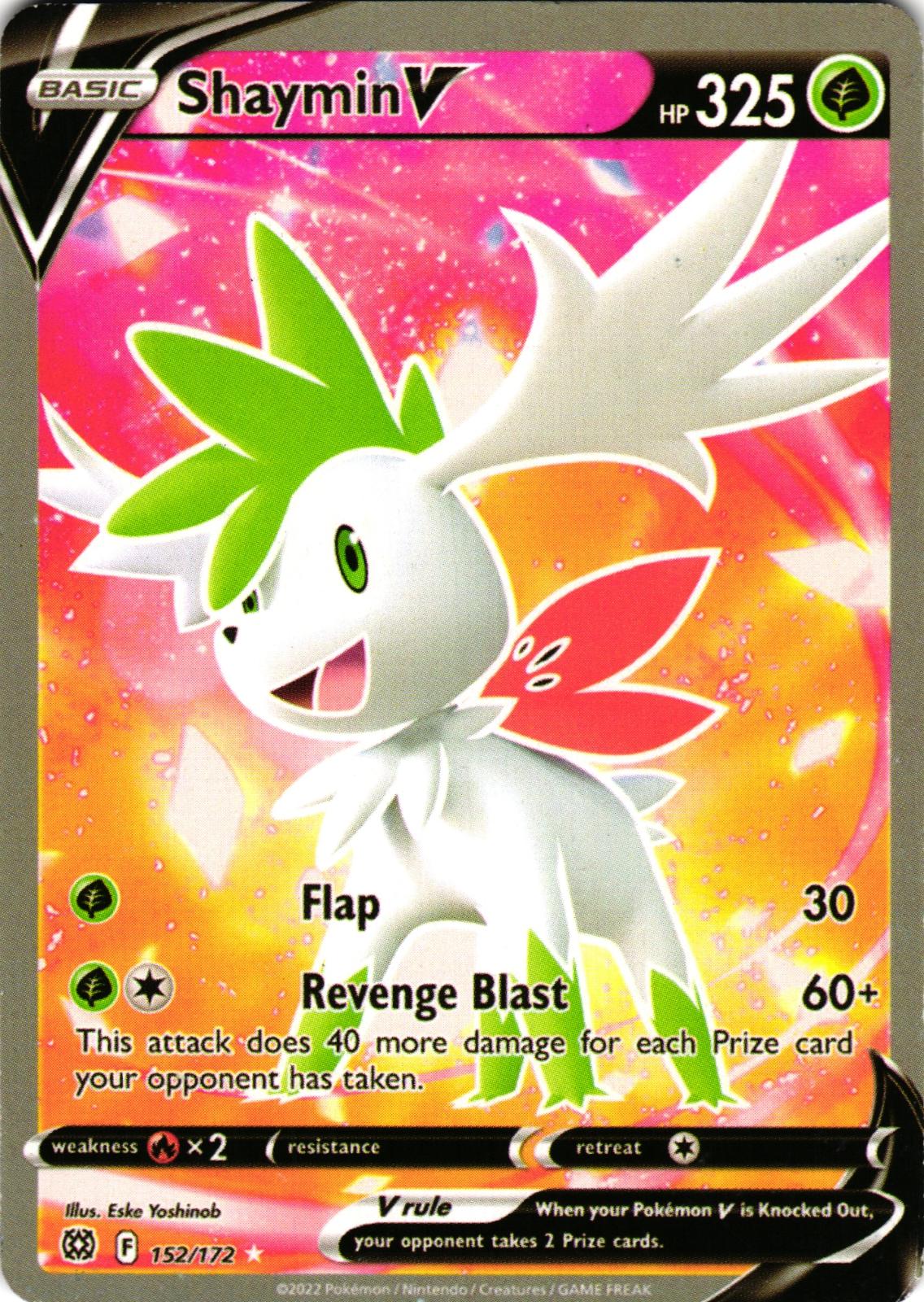 Shaymin V 152/172 Ultra Rare BRS: Brilliant Stars - Pokemon