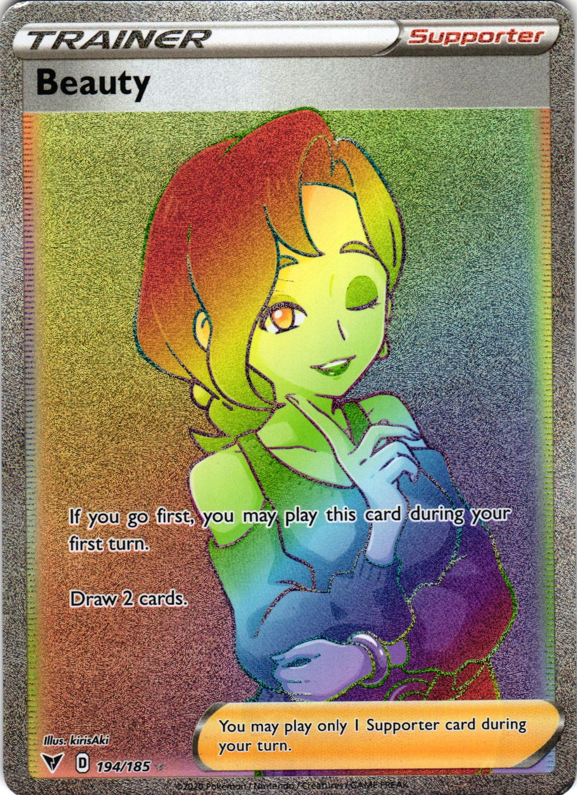 Beauty 194/185 Rainbow Rare VIV: Vivid Voltage - Pokemon