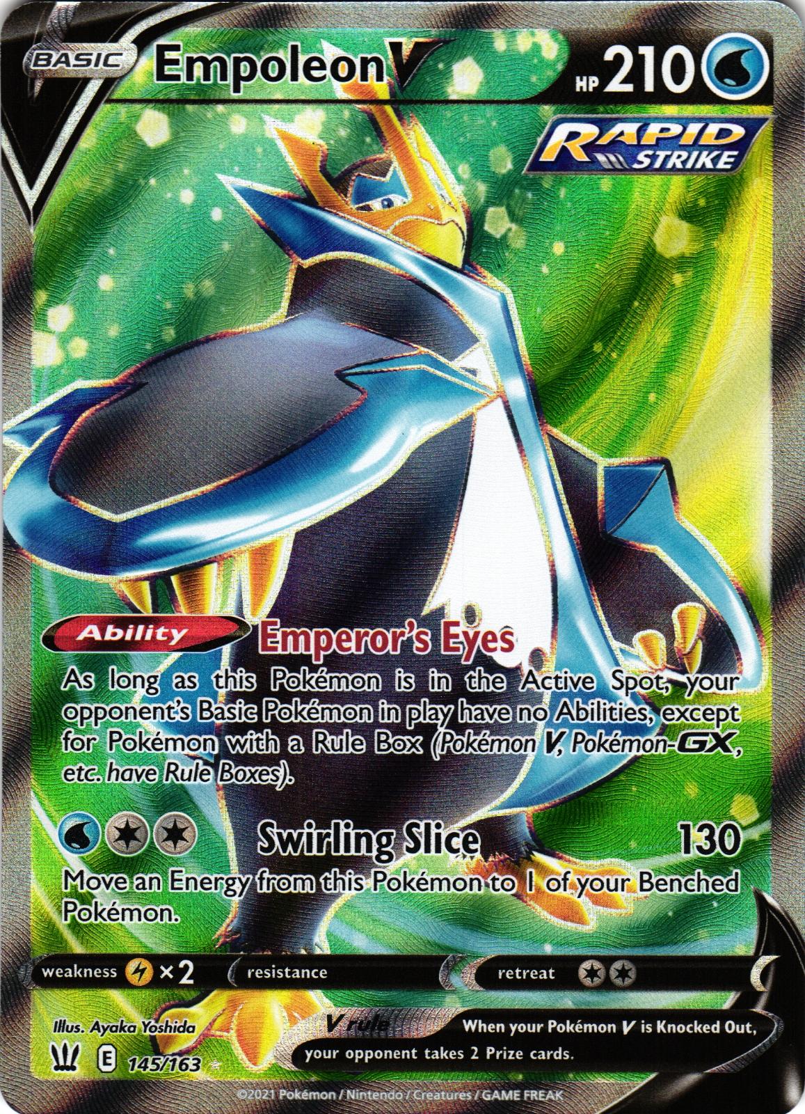 Empoleon V 145/163 Ultra Rare BST: Battle Styles - Pokemon