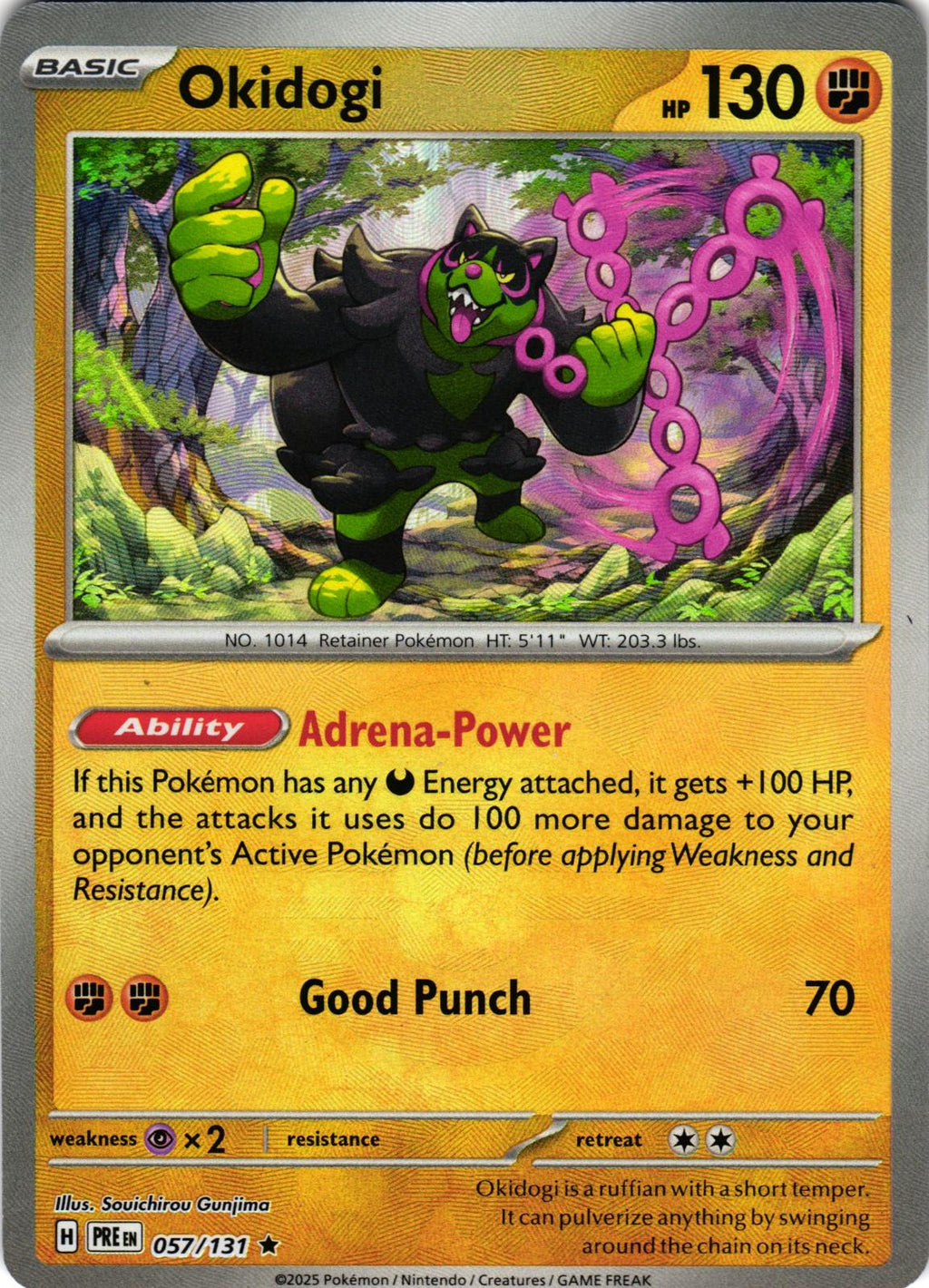 Okidogi (Poke Ball Pattern) 057/131 Rare PRE: Prismatic Evolutions - Pokemon