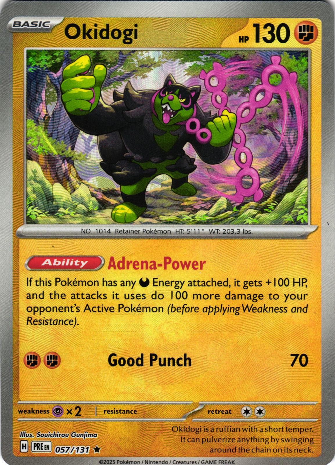 Okidogi (Poke Ball Pattern) 057/131 Rare PRE: Prismatic Evolutions - Pokemon