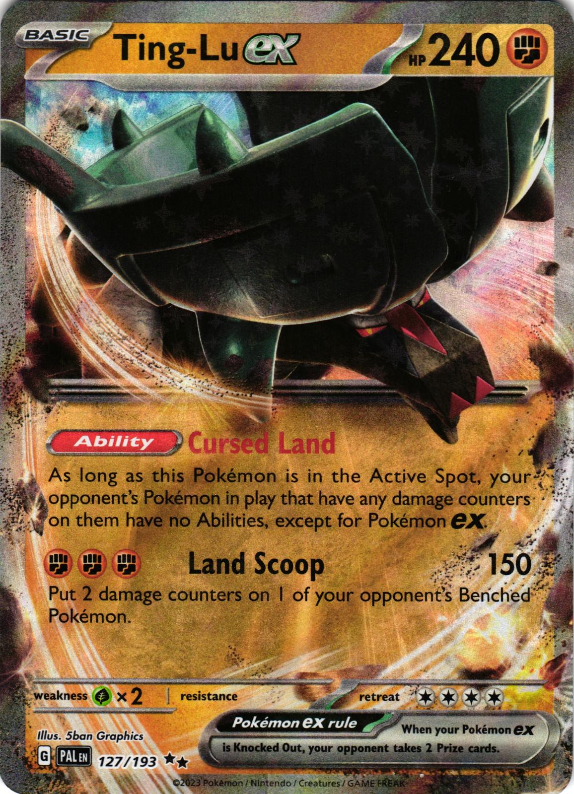 Ting-Lu ex 127/193 Double Rare PAL: Paldea Evolved - Pokemon