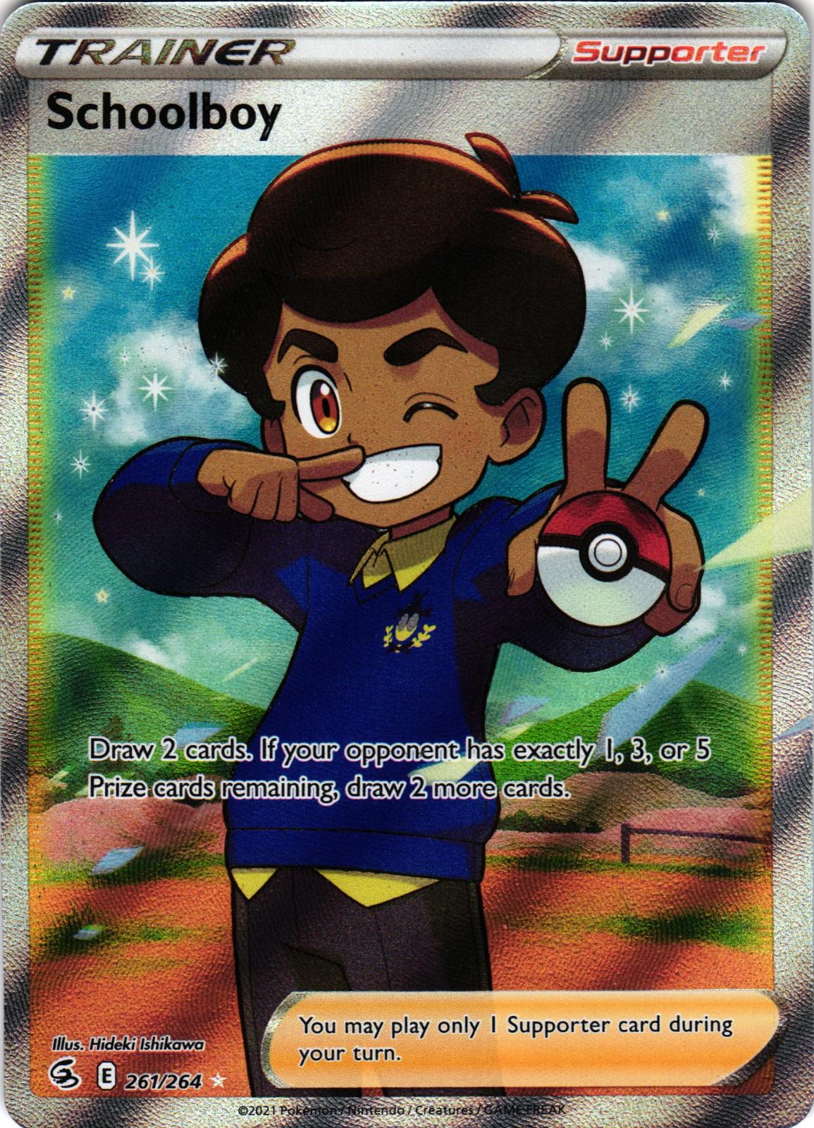 Schoolboy 261/264 Ultra Rare FST: Fusion Strike - Pokemon