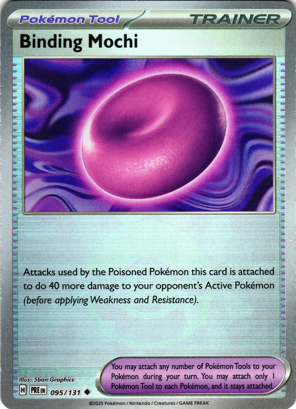 Binding Mochi (Poke Ball Pattern) 095/131 Prismatic Evolutions - Pokemon