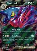 Toxicroak ex 131/198 Double Rare SVI: Scarlet & Violet - Pokemon