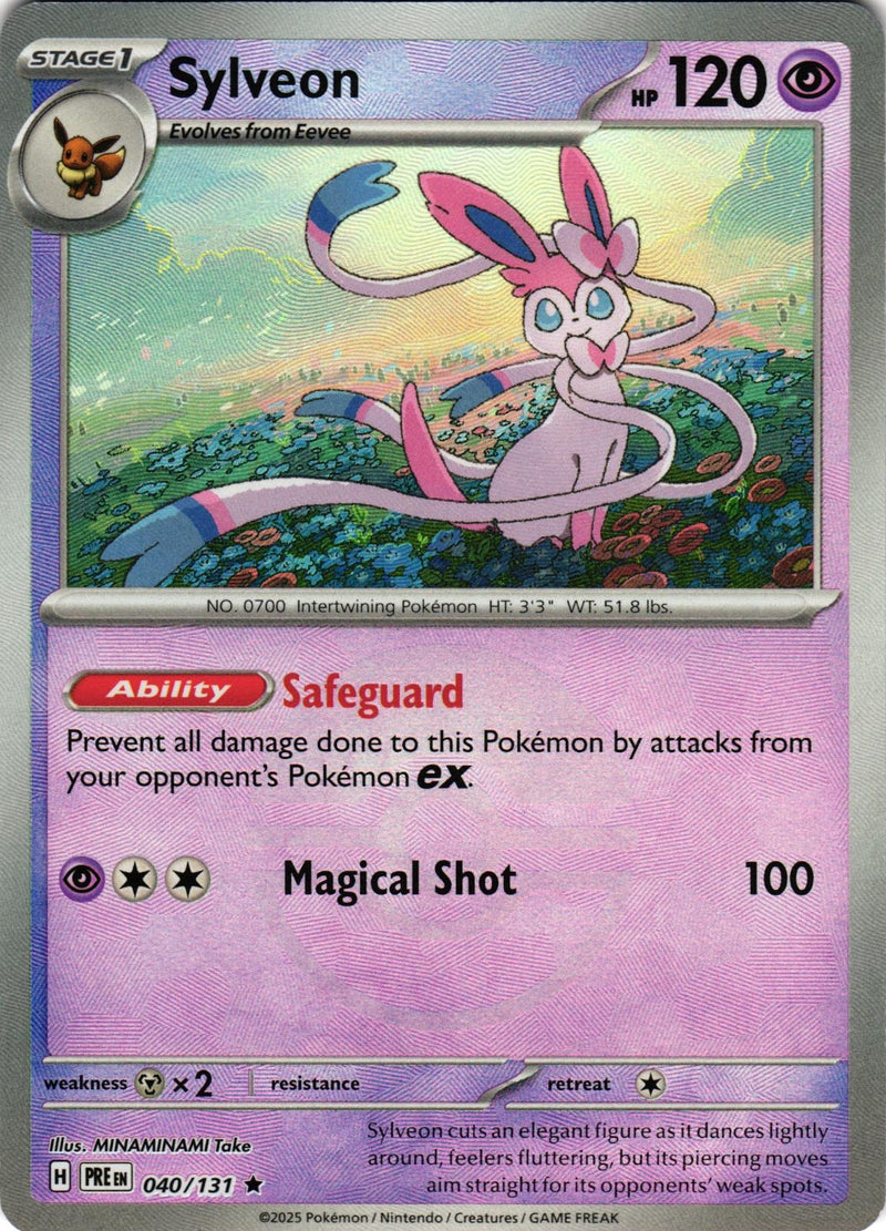 Sylveon (Poke Ball Pattern) 040/131 Rare PRE: Prismatic Evolutions - Pokemon