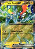 Tapu Koko ex 051/159 Double Rare JTG: Journey Together - Pokemon
