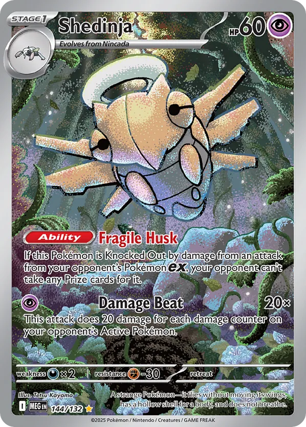 Shedinja | MEG: Mega Evolution | 144/132 | Illustration Rare | Pokemon
