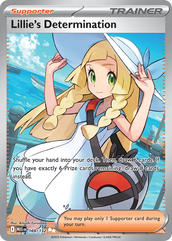 Lillie's Determination | MEG: Mega Evolution | 169/132 | Ultra Rare | Pokemon