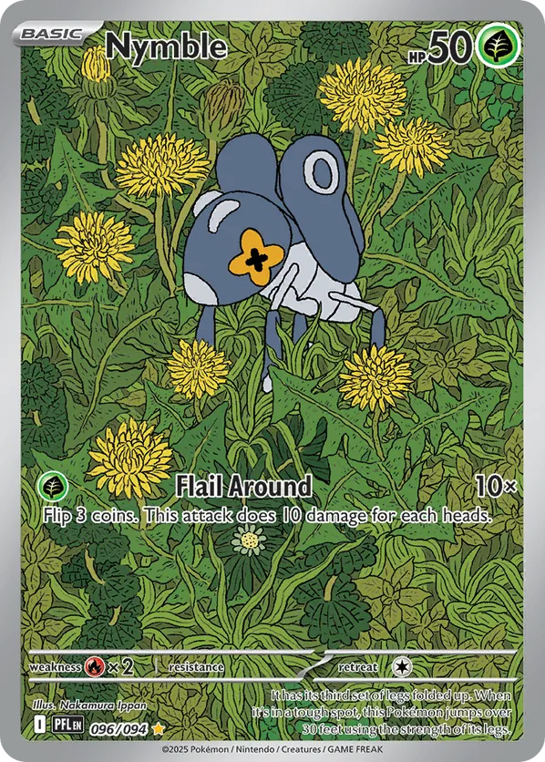 Nymble | PFL: Phantasmal Flames | 096/094 | Illustration Rare | Pokemon