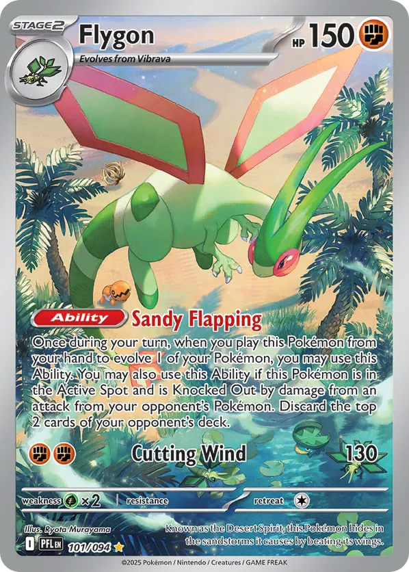 Flygon | PFL: Phantasmal Flames | 101/094 | Illustration Rare | Pokemon