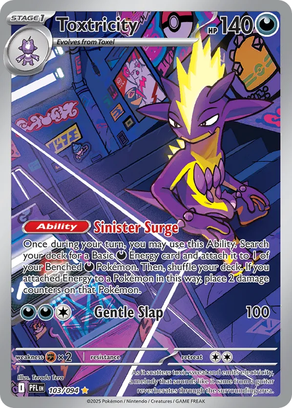Toxtricity | PFL: Phantasmal Flames | 103/094 | Illustration Rare | Pokemon