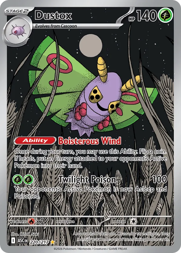 Dustox | ASC: Ascended Heroes | 220/217 | Illustration Rare | Pokemon