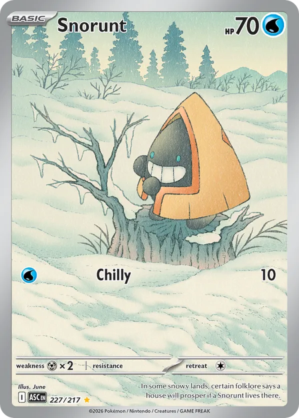 Snorunt | ASC: Ascended Heroes | 227/217 | Illustration Rare | Pokemon