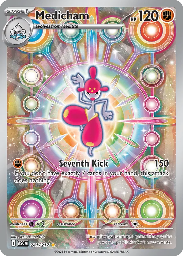 Medicham | ASC: Ascended Heroes | 241/217 | Illustration Rare | Pokemon