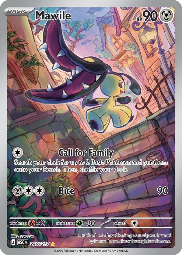 Mawile | ASC: Ascended Heroes | 246/217 | Illustration Rare | Pokemon