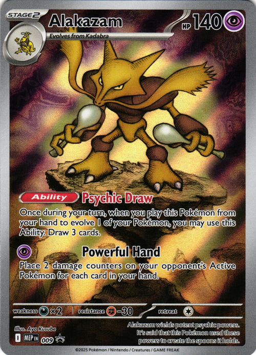 Alakazam - 009 009 P ME: Mega Evolution Promo Pokemon