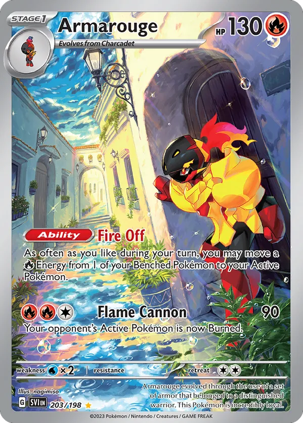 Armarouge | SV1: Scarlet & Violet | 203/198 | Illustration Rare | Pokemon