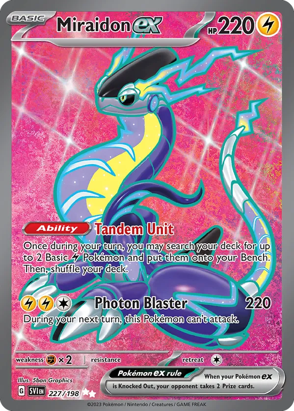 Miraidon ex | SV1: Scarlet & Violet | 227/198 | Ultra Rare | Pokemon
