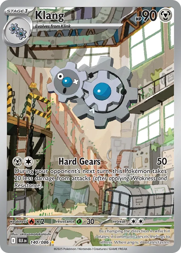 Klang | BLK: Black Bolt | 140/086 | Illustration Rare | Pokemon